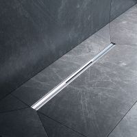 Душевой лоток AM.PM MasterFlow 60 W01SC-S11-060-05SB с решеткой Хром матовый Slim line — фото 6, Душевые лотки