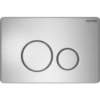 Клавиша смыва Grossman Style 700.K31.05.12M.12M Хром сатиновый — фото 1, Комплектующие для душевого оборудования