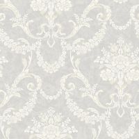 Обои Roberto Borzagi King 90113-7 Винил на флизелине (1,06*10) Серый, Дамаск — фото 1, Обои для стен