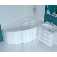 Товар: Акриловая ванна Marka One Lil 140x90 L 01лил1490л без гидромассажа - фото 3 Акриловая ванна Marka One Lil 140x90 L 01лил1490л без гидромассажа — фото 3, Ванны