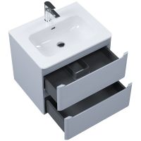 Тумба с раковиной Iddis Edifice 60 подвесная Светло-серая арт-EDI60L0i95K — фото 3, Тумбы с раковиной