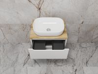 Товар: Тумба под раковину Style Line Бали 60 ЛС-00002337 подвесная Белый софт - фото 6 Тумба под раковину Style Line Бали 60 ЛС-00002337 подвесная Белый софт — фото 6, Мебель для ванной