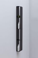 Металлическая полка Aquanet Магнум H 15х130 326458 Черная матовая — фото 5, Полки для ванной и душа