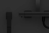 Душевая система Vincea Next VSFS-1N0TMB с термостатом Черная матовая — фото 6, Душевые стойки