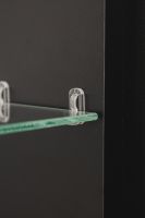 Зеркальный шкаф Silver Mirrors Киото-3 60 LED-00002824 с подсветкой Черный — фото 13, Зеркальные шкафы в ванную