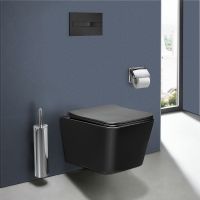 Унитаз Vincea Q-Line VT1-12MB подвесной Черный матовый с сиденьем Микролифт — фото 7, Подвесные унитазы