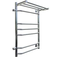 Водяной полотенцесушитель Тругор Браво ПМ 3 П 60x80 L с полкой Хром — фото 1, Водяные полотенцесушители