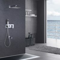 Душевая система Abber Daheim AF8217 Хром — фото 2, Встраиваемые душевые комплекты