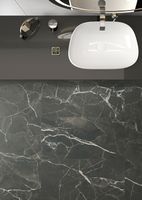 Керамогранит Vitra Silk Marble Порто Неро Матовый R9 Ректификат K950299R0001VTER 60х120 см — фото 3, Керамогранит
