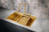 Товар: Кухонная мойка Milacio Denia 75 MC.77428 Золото - фото 5 Кухонная мойка Milacio Denia 75 MC.77428 Золото — фото 5, Кухонные мойки