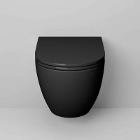 Унитаз Grossman GR-4457BMS подвесной Черный матовый с сиденьем Микролифт — фото 5, Подвесные унитазы