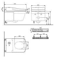 Товар: Унитаз Toto Neorest CW996PVD#NW1 подвесной без сиденья - фото 10 Унитаз Toto Neorest CW996PVD#NW1 подвесной без сиденья — фото 10, Подвесные унитазы