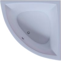 Акриловая ванна Aquatek Юпитер 150х150 UPT150-0000026 без гидромассажа с фронтальной панелью с каркасом (вклеенный) со слив-переливом — фото 1, Акриловые ванны