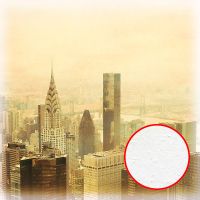 Фреска Ortograf Небоскребы 30816 Фактура бархат FX Флизелин (2,7*2,7) Бежевый, Город — фото 1, Фрески