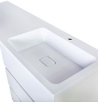 Раковина Orange 130 R ST-130RAR с местом под стиральную машину Белая — фото 3, Раковины на стиральную машину