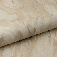 Обои Fipar Gold R 23622 Винил на флизелине (1,06*10,05) Бежевый/Золото/Серый, Мрамор/Цветы — фото 2, Обои для стен