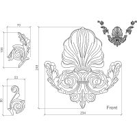 Орнамент Европласт 1.60.019 24x248x234 мм — фото 2, Колонны