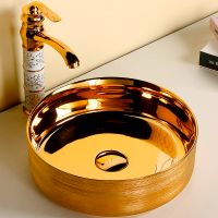 Товар: Раковина-чаша Ceruttispa 36 CR7044AS СТ9537 Золото - фото 2 Раковина-чаша Ceruttispa 36 CR7044AS СТ9537 Золото — фото 2, Раковины накладные