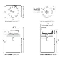 Товар: Раковина-чаша Flaminia Roll 44 RL44L Белая - фото 3 Раковина-чаша Flaminia Roll 44 RL44L Белая — фото 3, Раковины
