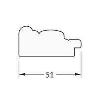 Зеркало Evoform Octagon 50х50 BY 3685 в багетной раме - Слоновая кость 51 мм — фото 5, Мебель для ванной