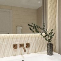 Керамическая плитка Azori Veneziano Originale 509471101 настенная 20,1х50,5 см — фото 2, Керамическая плитка