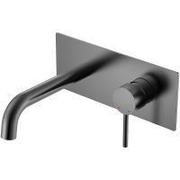 Смеситель для раковины Berges Ventas R 076015 Оружейная сталь — фото 1, Смесители для раковины