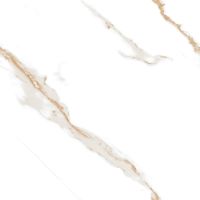 Керамогранит Ceradim Calacatta Sharp Gold белый полированный 60х60 см — фото 7, Керамогранит