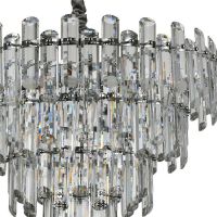 Люстра Divinare Rosie 3511/02 LM-8 Прозрачная Хром — фото 2, Люстры