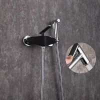 Товар: Гигиенический душ со смесителем Frap H57 F2057 Черный матовый Хром - фото 5 Гигиенический душ со смесителем Frap H57 F2057 Черный матовый Хром — фото 5, Гигиенические души