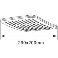 Верхний душ Orange Хром арт-S10TS — фото 7, Верхние души