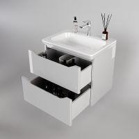 Товар: Тумба под раковину Style Line Марелла 60 Люкс Plus СС-00002405 подвесная Белый глянец антискрейтч - фото 3 Тумба под раковину Style Line Марелла 60 Люкс Plus СС-00002405 подвесная Белый глянец антискрейтч — фото 3, Мебель для ванной