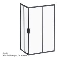 Товар: Душевой уголок AM.PM Gem S 120х80 W93G-404-120280-BT профиль Черный матовый стекло прозрачное - фото 9 Душевой уголок AM.PM Gem S 120х80 W93G-404-120280-BT профиль Черный матовый стекло прозрачное — фото 9, Прямоугольные душевые уголки