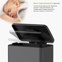 Ведро для мусора WeltWasser WW ME Lassy MT 30L 10000009935 Матовая сталь — фото 8, Мусорные ведра