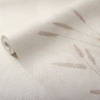 Обои Accento Reeds 285032 Винил на флизелине (1,06*10,05) Бежевый/Золото, Листья — фото 3, Обои для стен