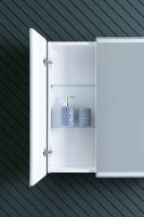 Зеркальный шкаф Aquanet Оптима 80 311862 с подсветкой Белый — фото 11, Мебель для ванной