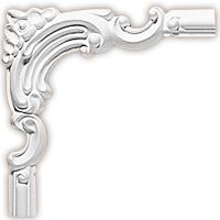 Товар: Угловой элемент Decomaster 97012-5 180x180x12 мм - фото 1 Угловой элемент Decomaster 97012-5 180x180x12 мм — фото 1, Молдинги