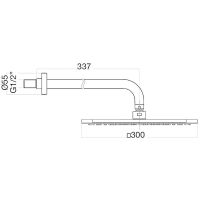 Товар: Верхний душ Webert AC0842740 Белый - фото 2 Верхний душ Webert AC0842740 Белый — фото 2, Душевое оборудование. Душевая программа