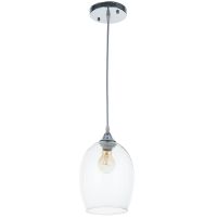 Подвесной светильник Artelamp Propus A4344SP-1CC Хром Прозрачный — фото 1, Подвесные светильники