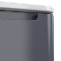 Тумба с раковиной Iddis Edifice 60 EDI60D0i95K подвесная Темно-серая — фото 4, Мебель для ванной