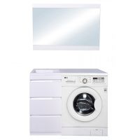 Товар: Тумба под раковину Style Line Даллас 100 Белый глянец арт-АА00-000069 - фото 4 Тумба под раковину Style Line Даллас 100 Белый глянец арт-АА00-000069 — фото 4, Тумбы под раковину