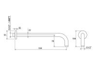 Кронштейн для верхнего душа Ravak 702.00 X07P112 Хром — фото 6, Кронштейны для верхнего душа