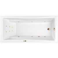 Акриловая ванна Whitecross Palace 180x80 0104.180080.100.LINE.GL с гидромассажем — фото 1, Ванны