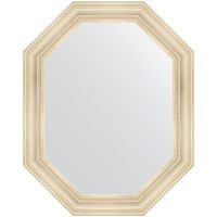 Зеркало Evoform Polygon 99х79 BY 7212 в багетной раме - Травленое серебро 99 мм — фото 1, Мебель для ванной