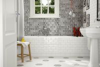 Керамическая плитка Equipe Metro White 12738 настенная 7,5х15 см — фото 2, Керамическая плитка