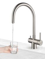 Смеситель для кухни Paulmark Heller He213218-SS Брашированное сталь — фото 2, Смесители для кухни