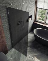 Товар: Душевая перегородка Maybah Glass MGD-704-5ш 690x1950 в широком профиле Хром матовый стекло графитовое матовое - фото 4 Душевая перегородка Maybah Glass MGD-704-5ш 690x1950 в широком профиле Хром матовый стекло графитовое матовое — фото 4, Душевые перегородки