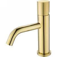 Смеситель для раковины Boheme Stick 121-GG.2 Золото — фото 1, Смесители
