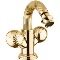 Смеситель для биде Cezares Olimp OLIMP-BS2-03/24-M Золото 24 карат — фото 1, Смесители для биде