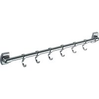 Вешалка для полотенец Haiba HB209-6 Хром — фото 1, Крючки для полотенец