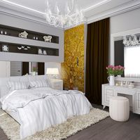 Фотообои Divino L-009 Фактура холст Винил на флизелине (1*2,7) Желтый, Дерево — фото 3, Обои для стен